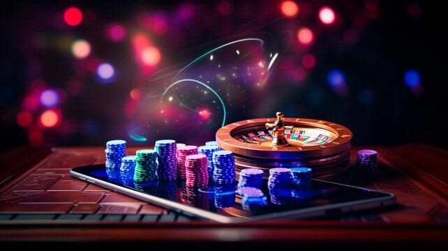  casino presented on mobile device in Pakistan with slots and live games